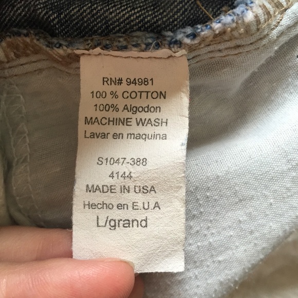 FOREVER 21 Vintage Y2K Low Waisted Distressed Denim Jean Raw Hem Mini Skirt - Picture 5 of 5